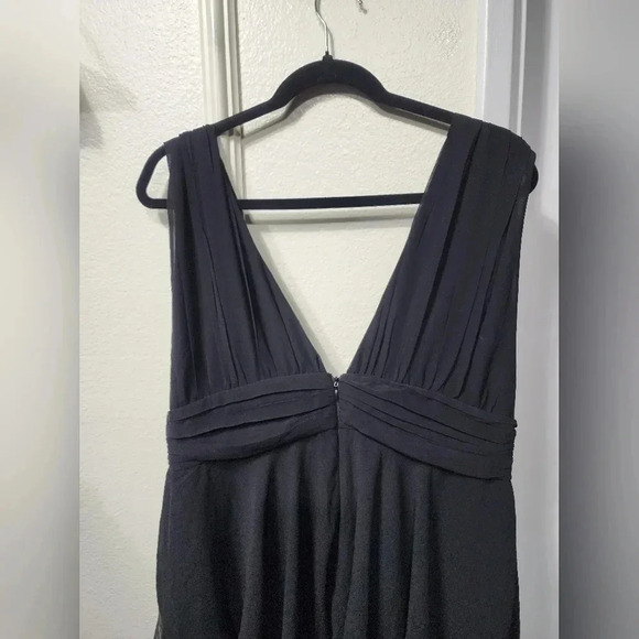 Lulus Amazing Evening Black Tiered Maxi Dress Wedding Party Prom Bridesmaid - Picture 9 of 11